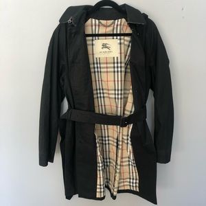 Vintage Burberry London hooded Trench coat